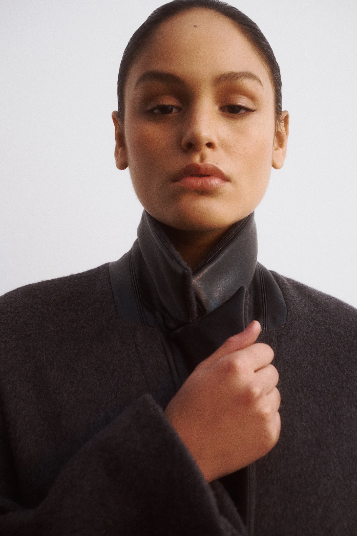 One Of Others | Ember Coat - Charcoal / Black