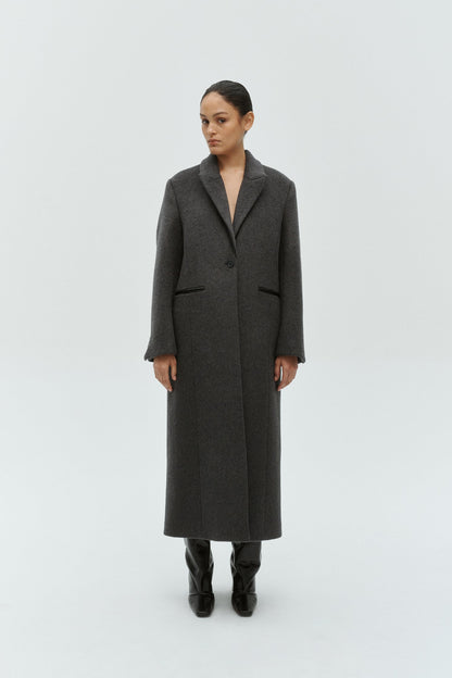 One Of Others | Ember Coat - Charcoal / Black
