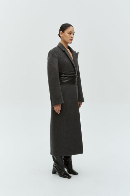 One Of Others | Ember Coat - Charcoal / Black