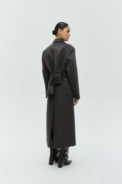 One Of Others | Ember Coat - Charcoal / Black