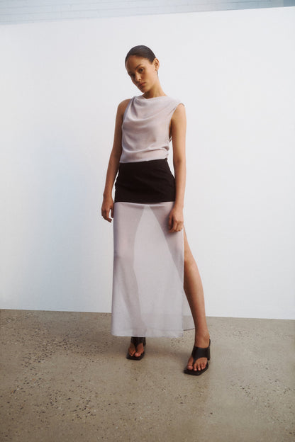 One Of Others | Miro Dress - Silver / Black