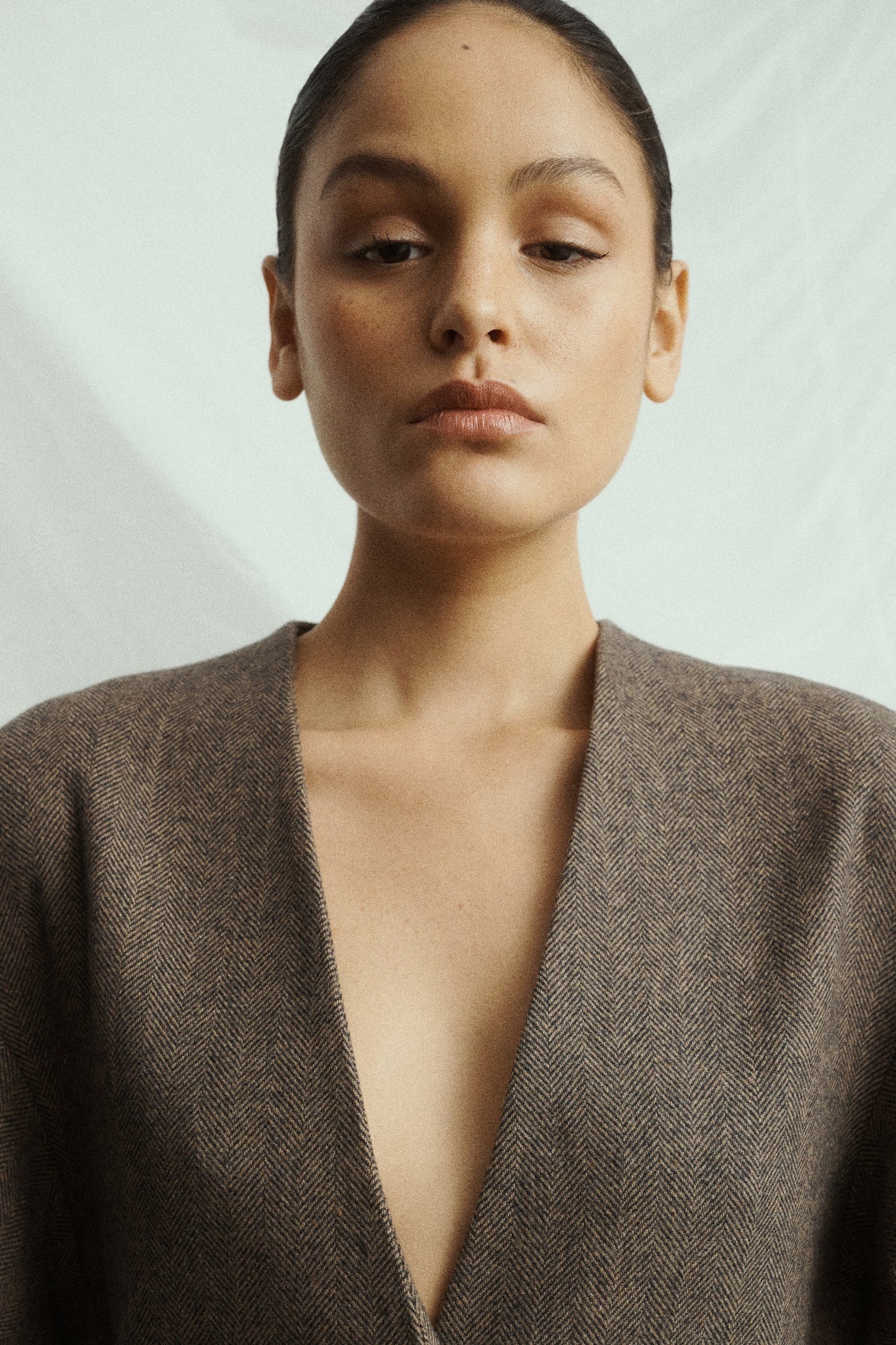 One Of Others | Luca Blazer - Brown / Black