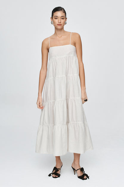 Marle | Ophelia Dress - Pin Stripe