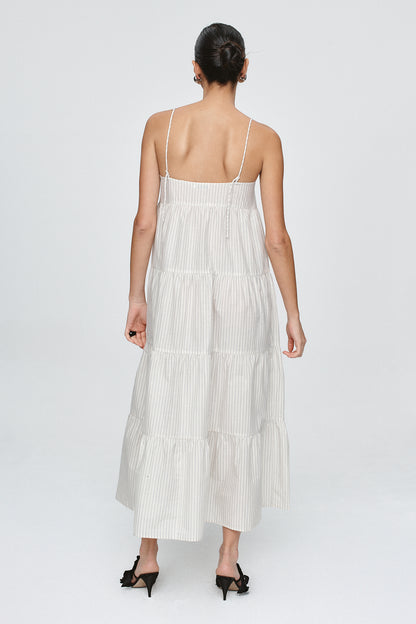 Marle | Ophelia Dress - Pin Stripe
