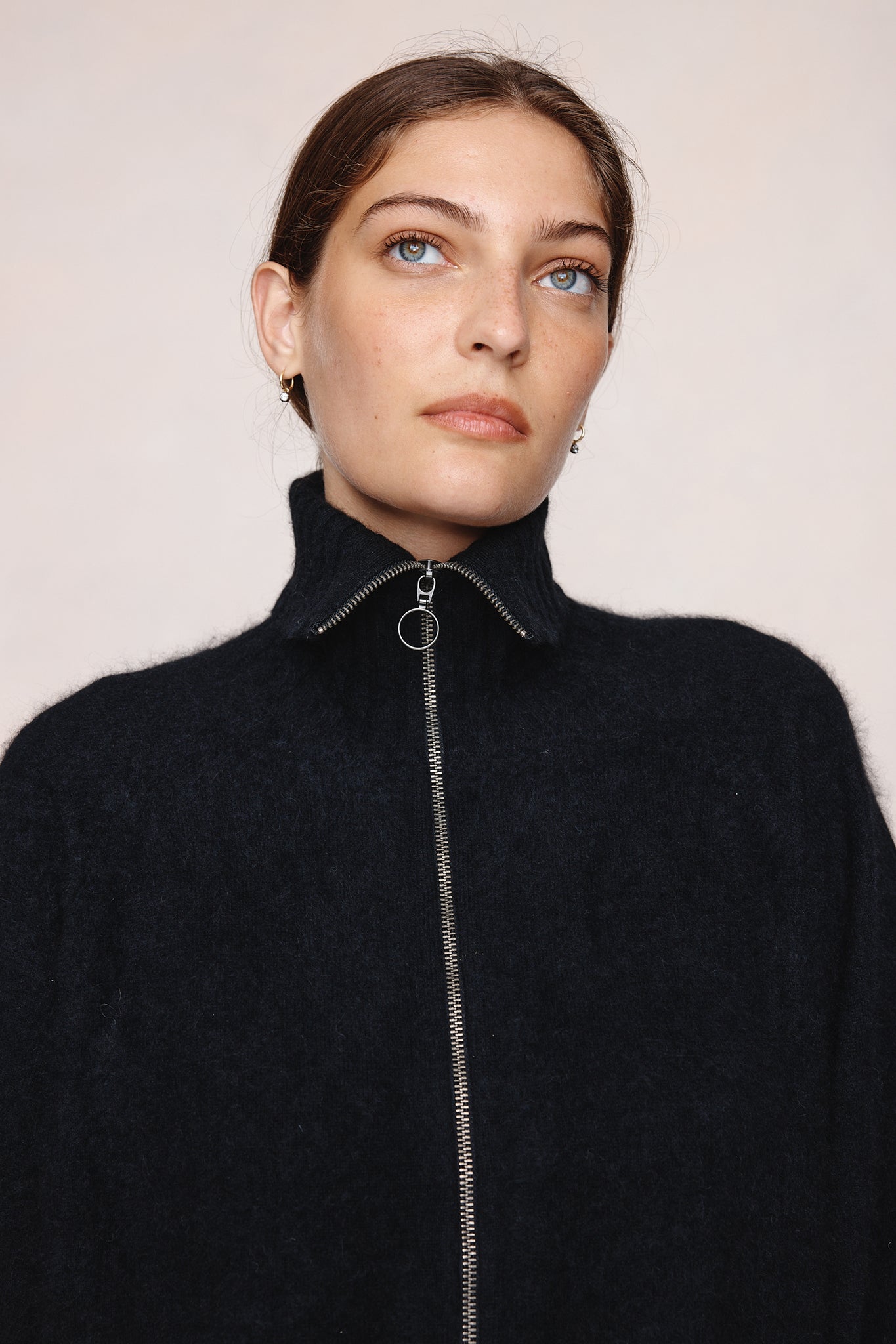 Marle | Oscar Zip Up - Black