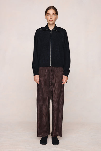Marle | Oscar Zip Up - Black