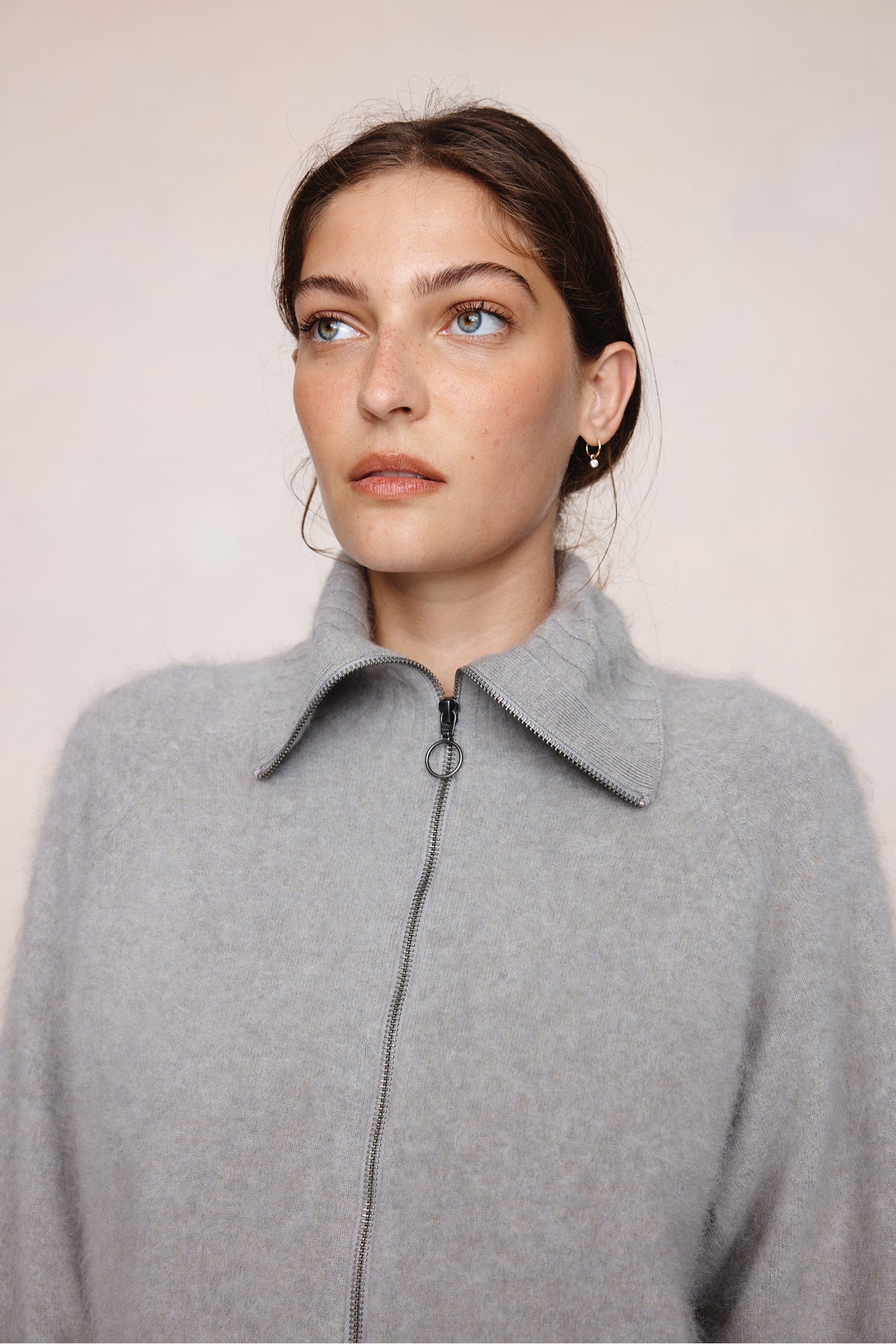 Marle | Oscar Zip Up - Fog