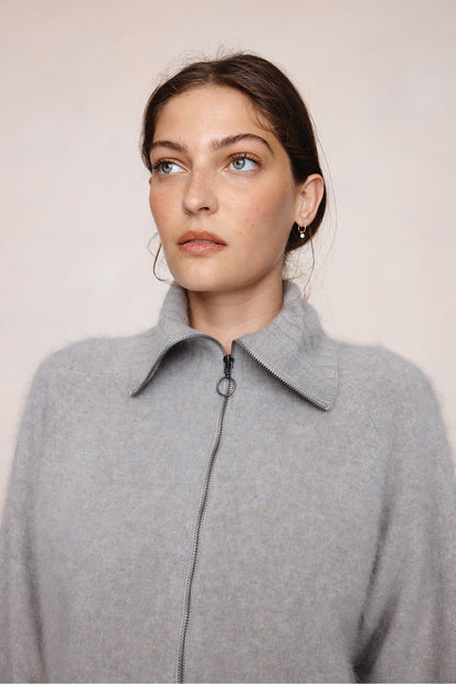 Marle | Oscar Zip Up - Fog