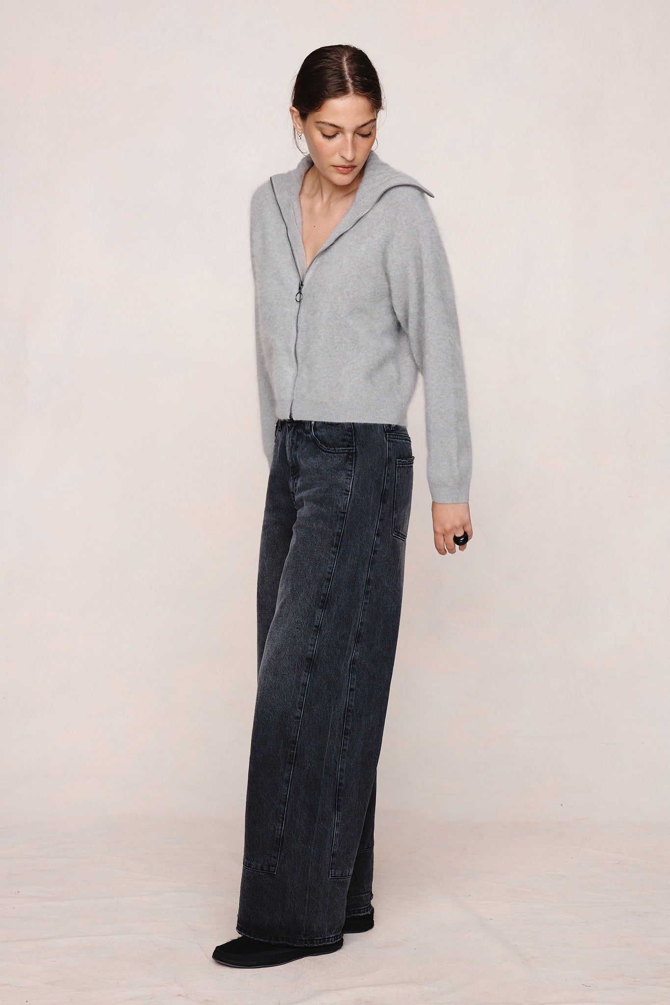 Marle | Oscar Zip Up - Fog