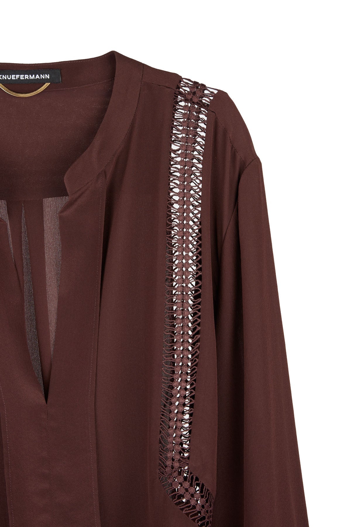 Knuefermann | Oversized Lattice Shirt - Port