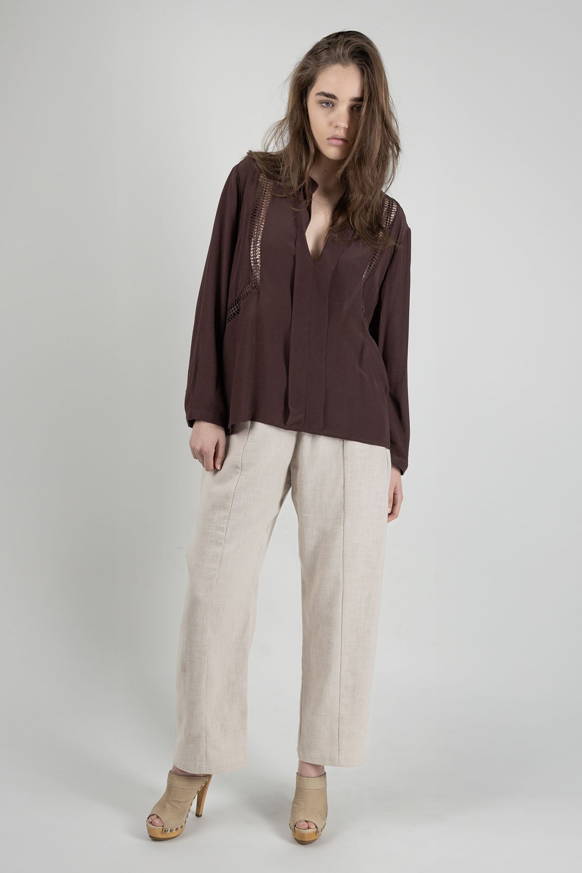Knuefermann | Oversized Lattice Shirt - Port