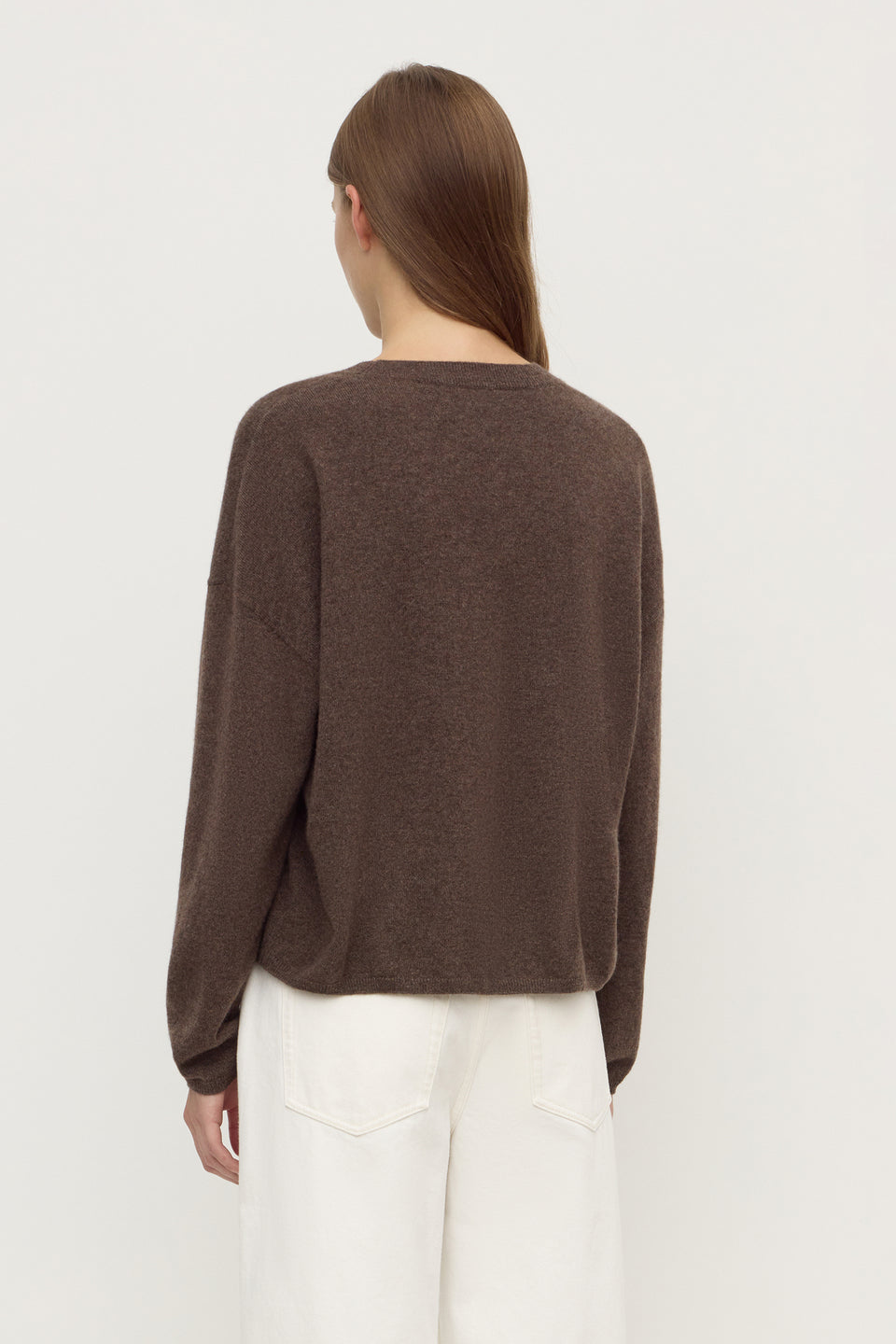 Assembly Label | Odelle Cashmere Knit - Ganache Marle