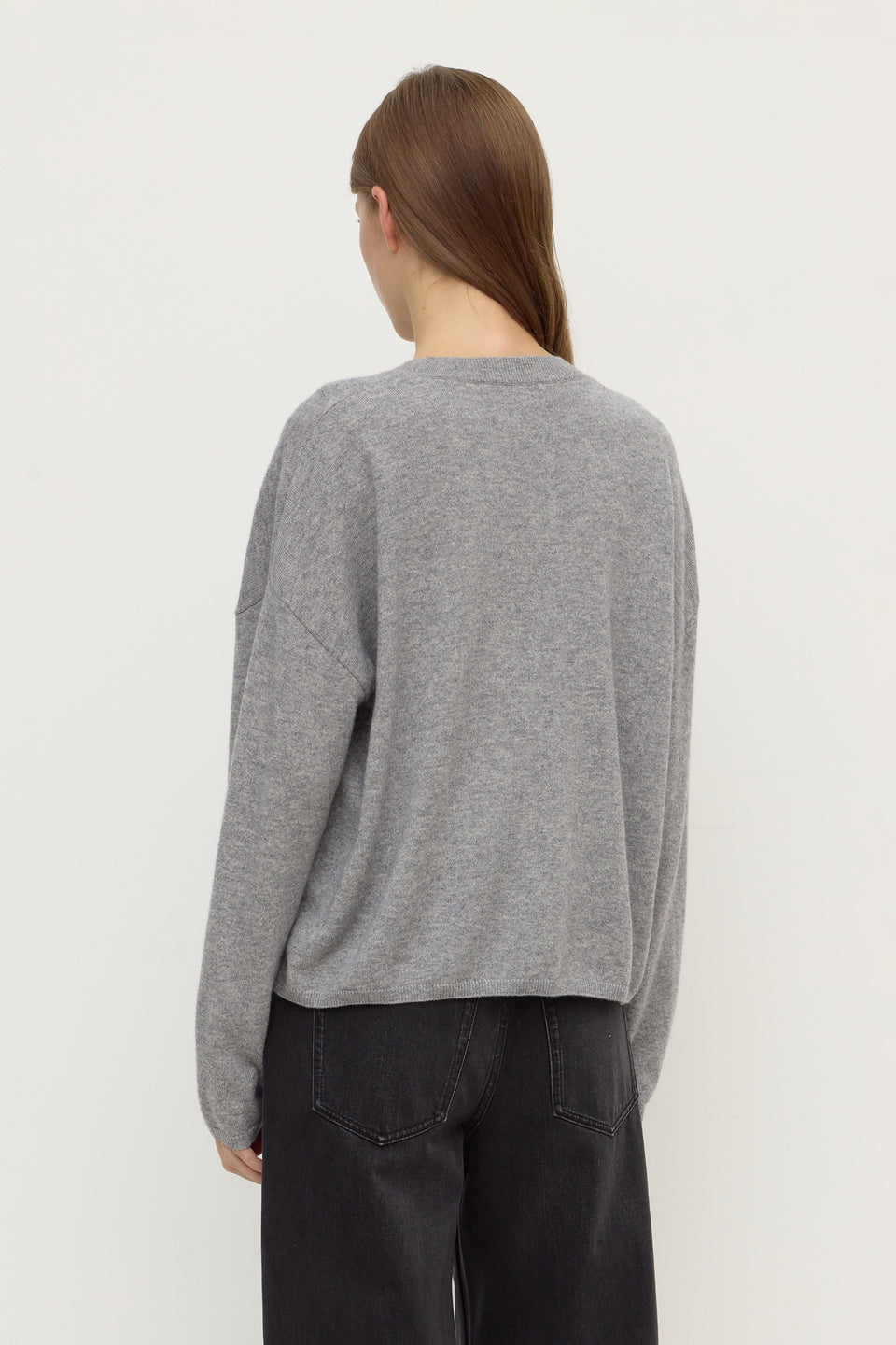 Assembly Label | Odelle Cashmere Knit - Grey Marle
