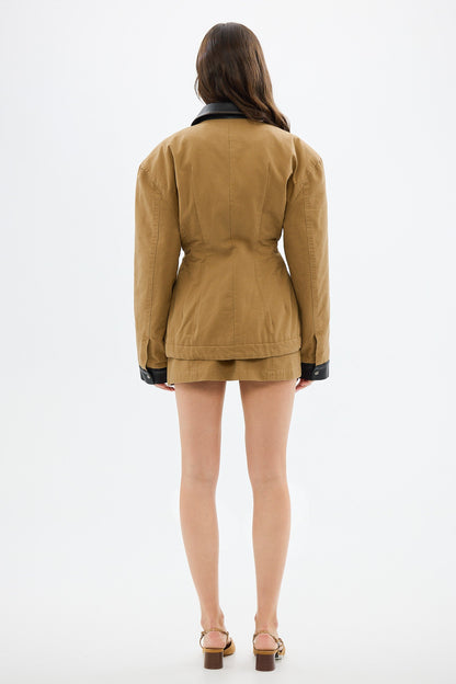 Bubish | Olivia Cinched Country Jacket - Tan