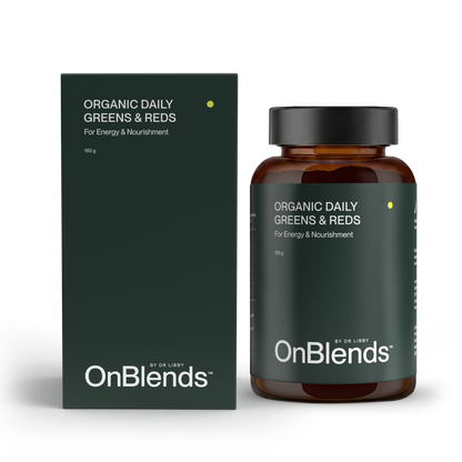 OnBlends By Dr Libby | Organic Daily Greens & Reds