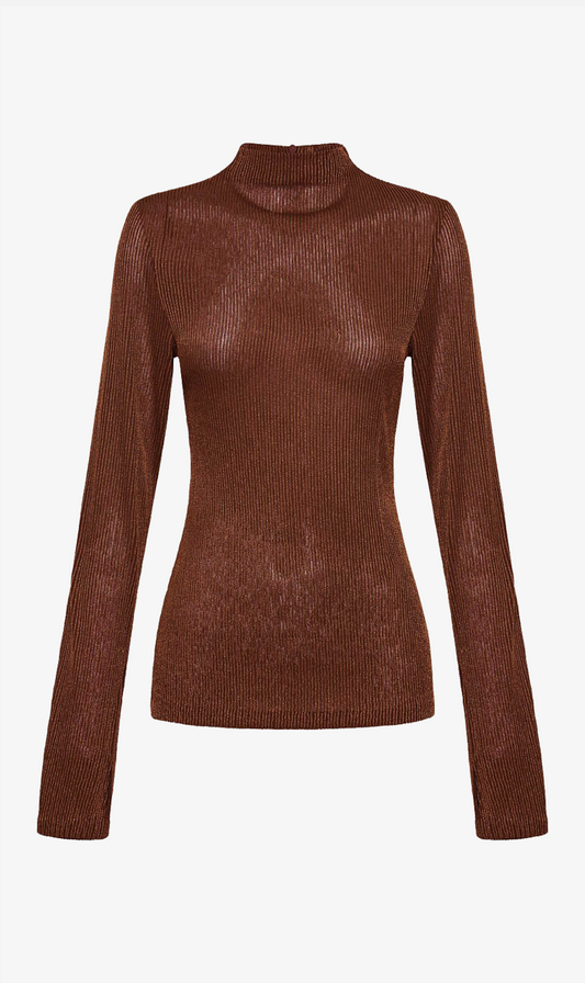 Camilla & Marc | Haywood Long Sleeve Top - Cocoa