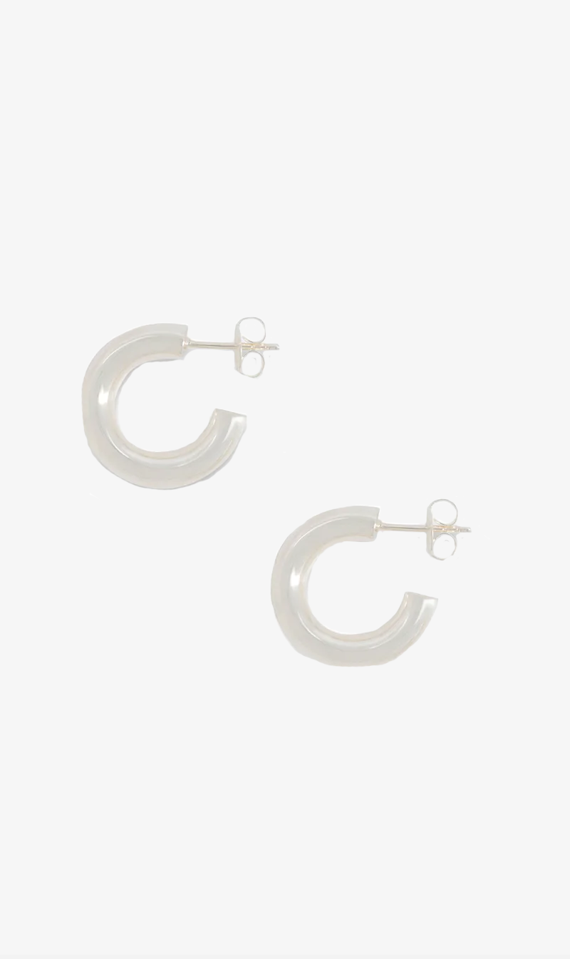 La Tribe | Classic Hoop Small - Silver