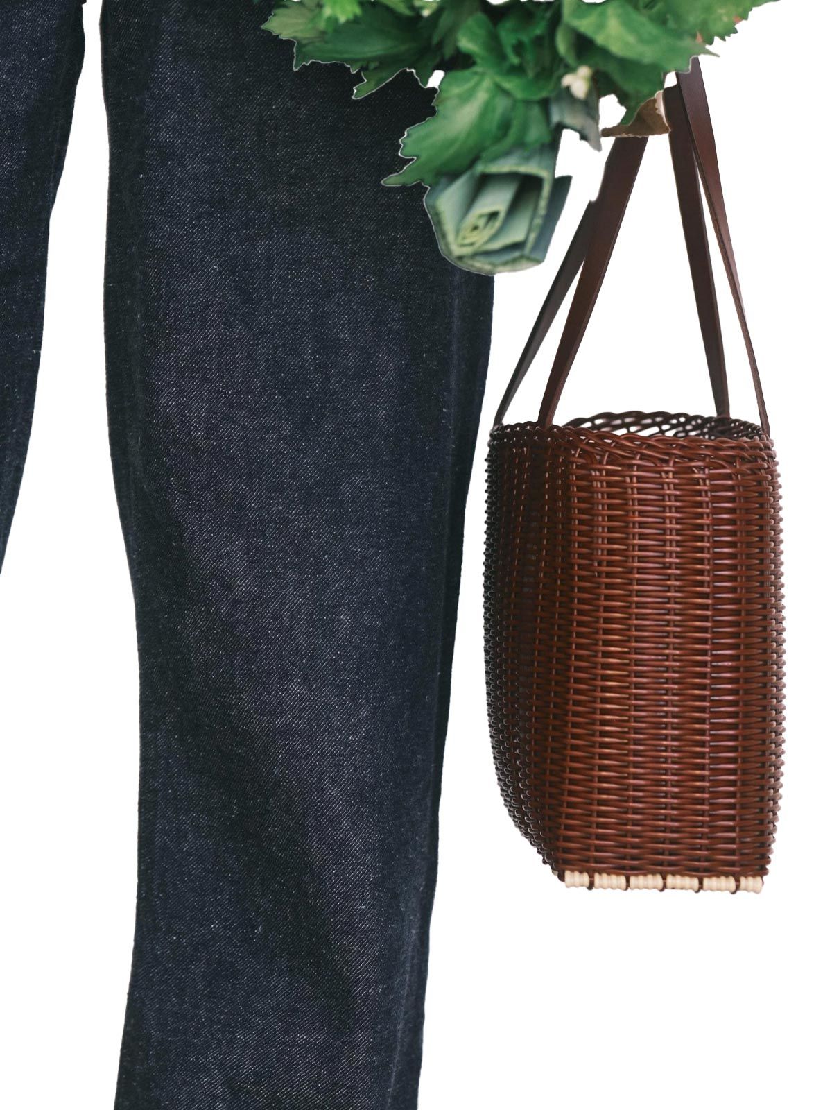 Palorosa | Mini Tote Basket - Chocolate