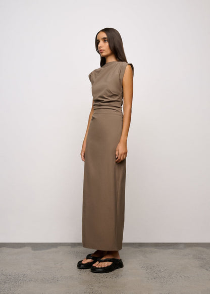 One Of Others | Palvin Dress - Mushroom