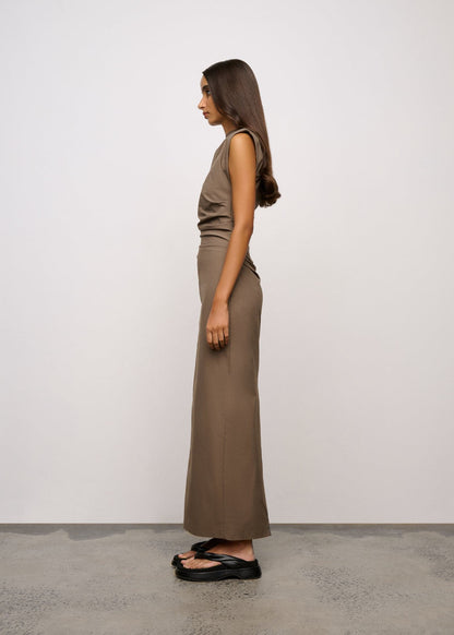 One Of Others | Palvin Dress - Mushroom