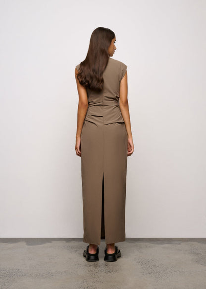 One Of Others | Palvin Dress - Mushroom