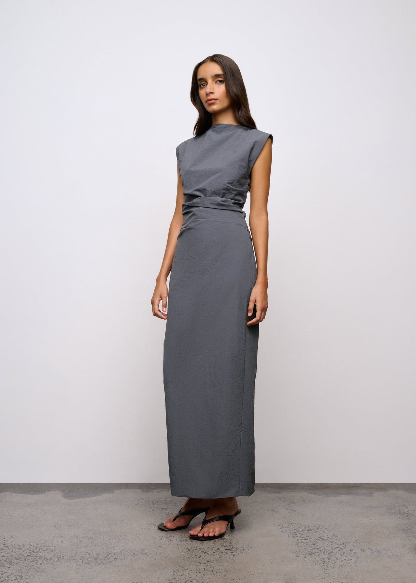 One Of Others | Palvin Dress - Slate