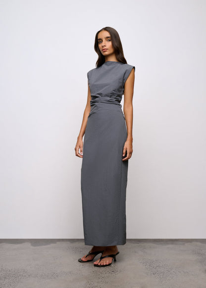 One Of Others | Palvin Dress - Slate