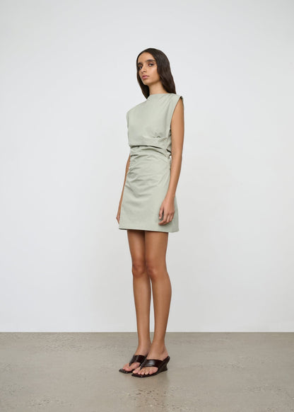 One Of Others | Palvin Mini Dress - Sage