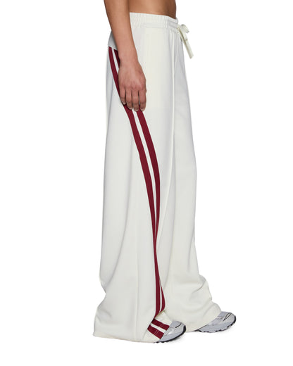 Ksubi | Origin Trackpant - Off White Burgundy