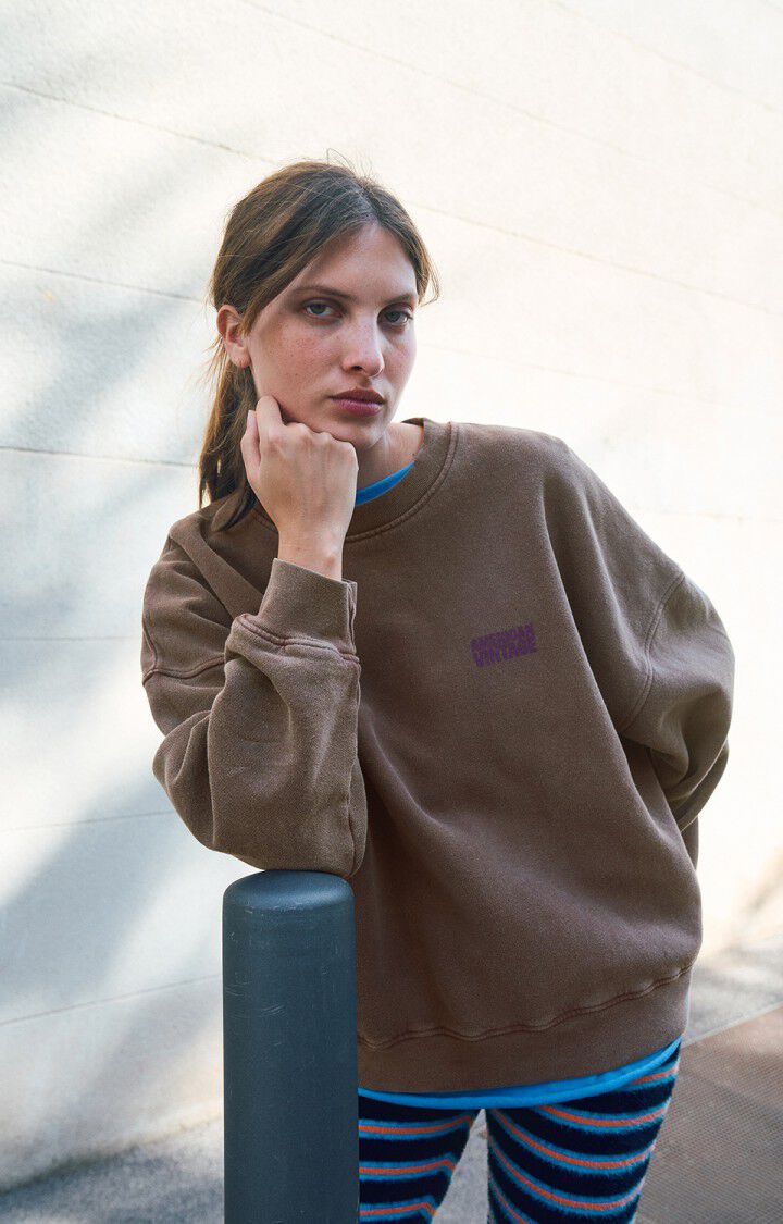 American Vintage | Plizzy 03 Sweater - Vintage Chestnut