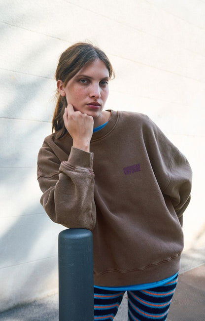 American Vintage | Plizzy 03 Sweater - Vintage Chestnut