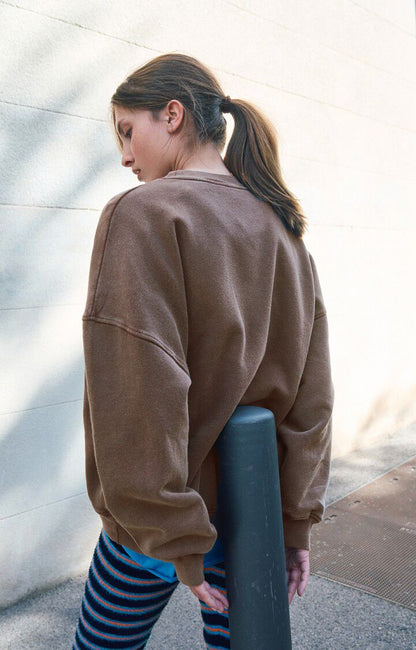 American Vintage | Plizzy 03 Sweater - Vintage Chestnut