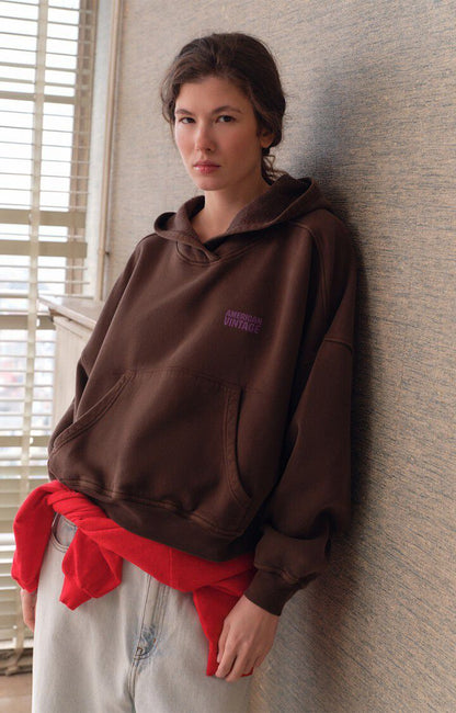 American Vintage | Plizzy 03 Hoodie - Vintage Chestnut