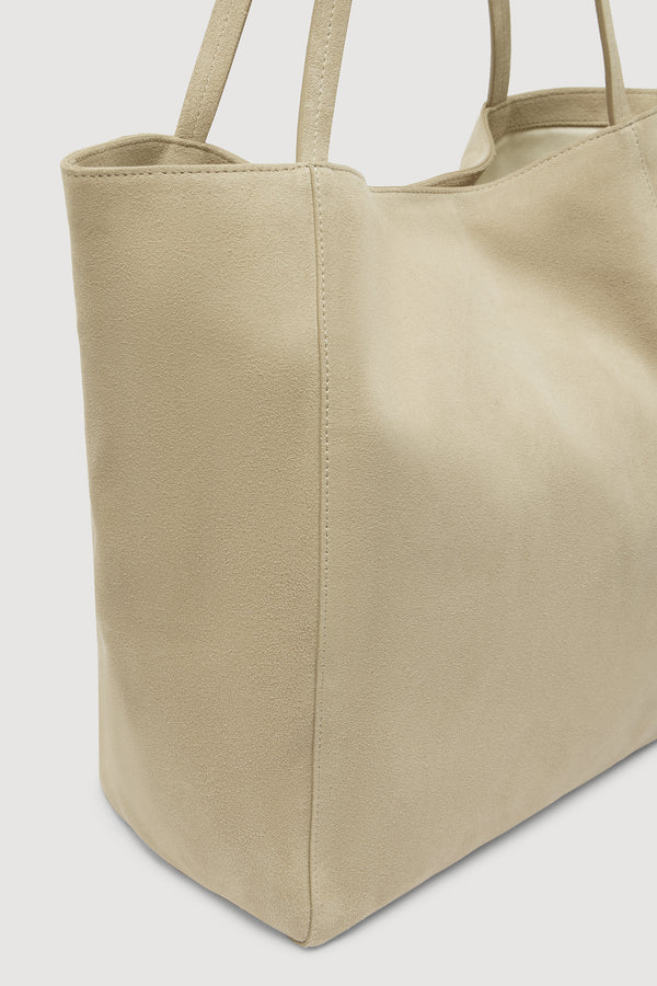 Assembly Label | Paige Suede Tote Bag - Sand