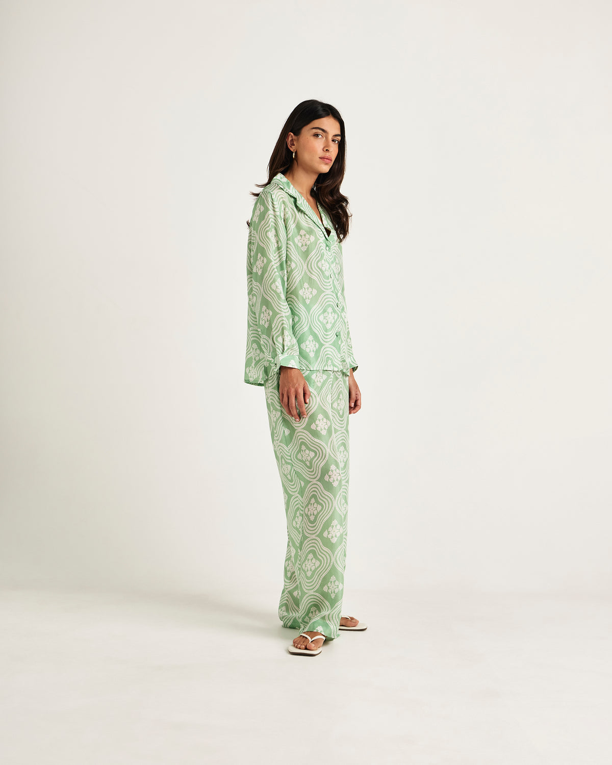 Chameli | Palma Pants - Wavy Meadow