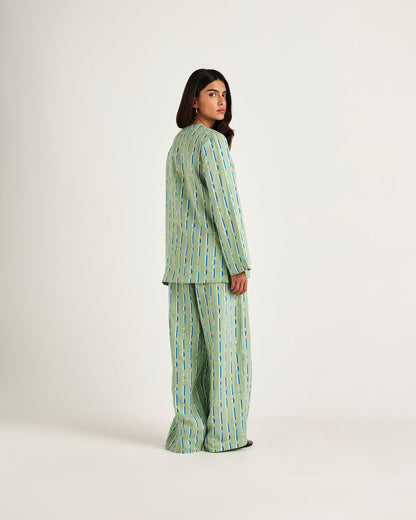 Chameli | Palma Pants - Beaded Jade