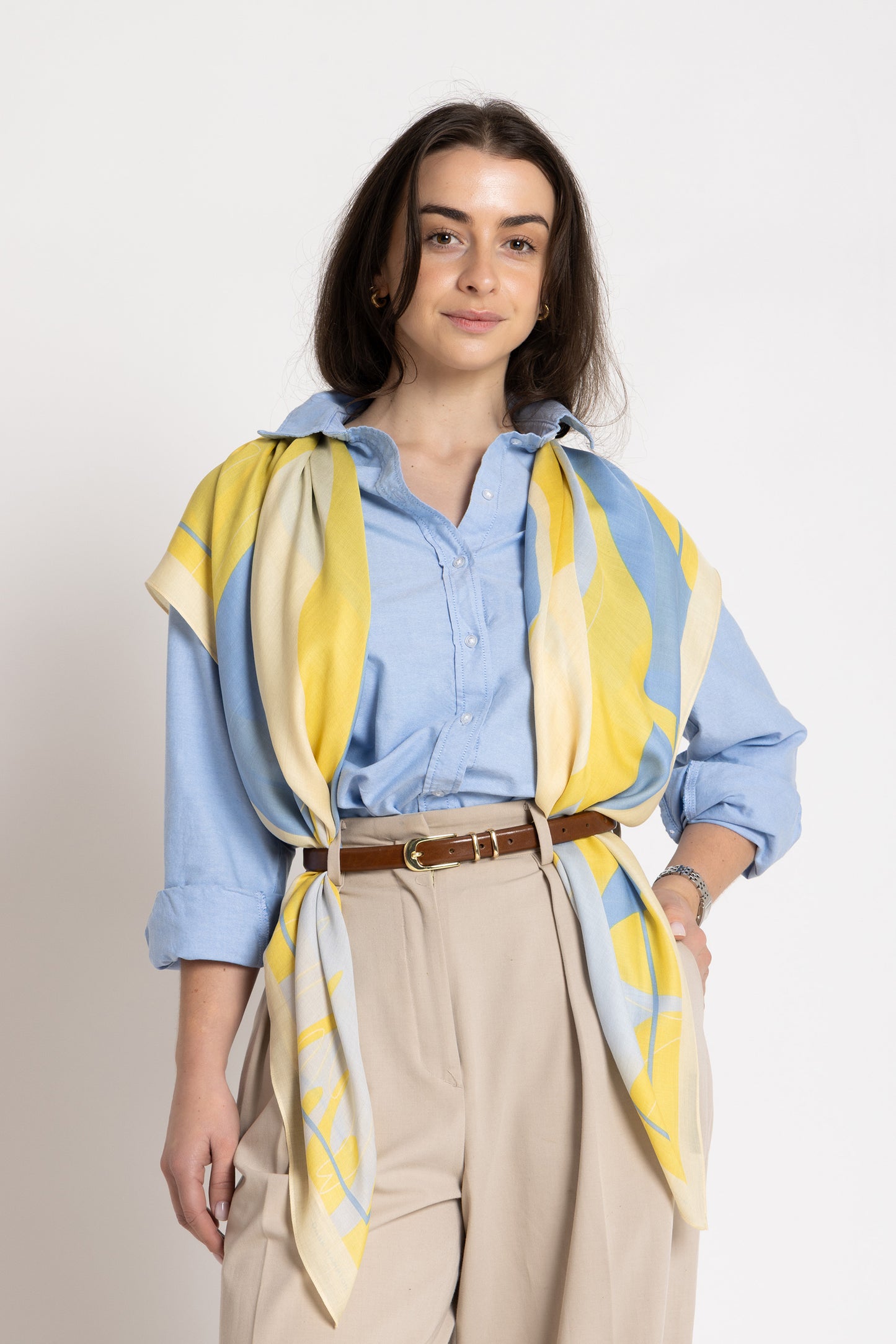 Dark Hampton | The Pannett Cashmere Modal Scarf
