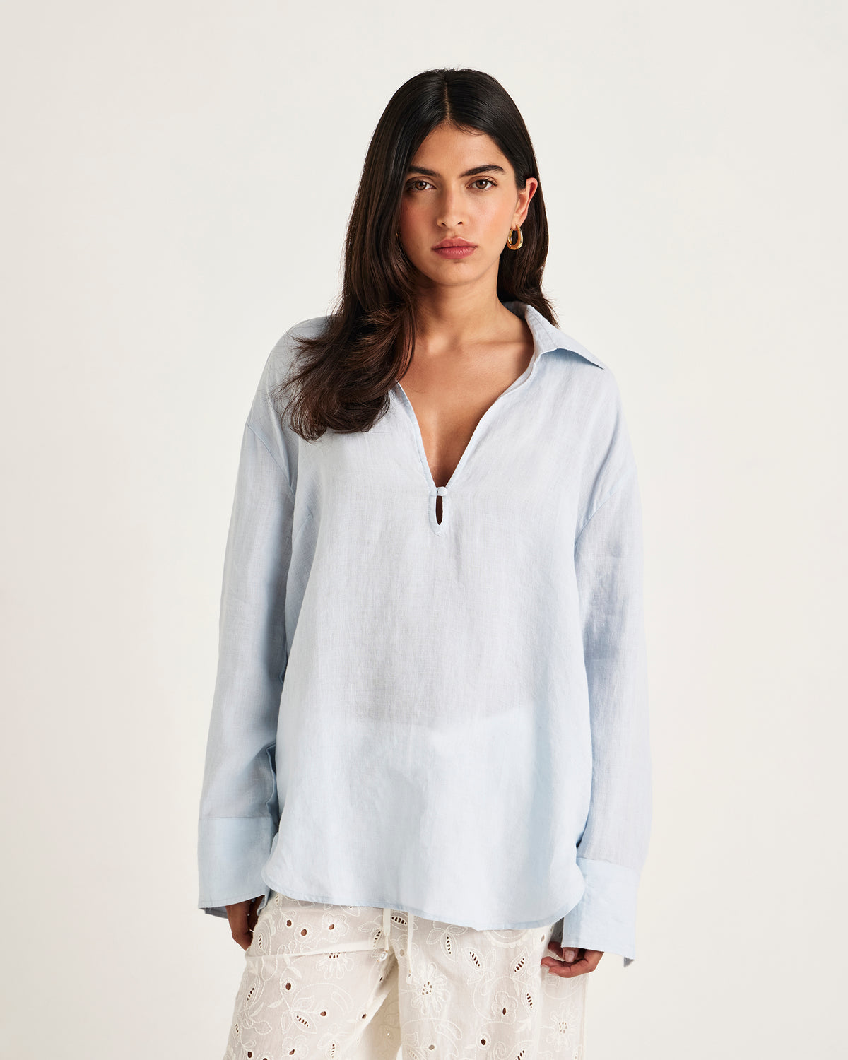 Chameli | Paolo Long Sleeve Blouse - Bliss