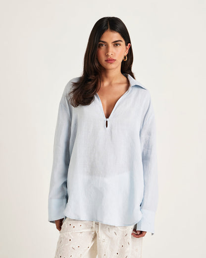 Chameli | Paolo Long Sleeve Blouse - Bliss