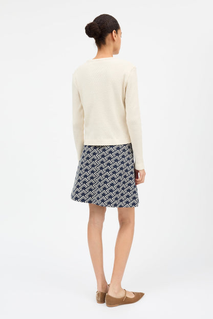 Skall Studio | Paula Skirt - Navy/Beige