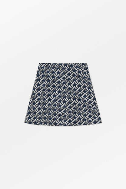 Skall Studio | Paula Skirt - Navy/Beige