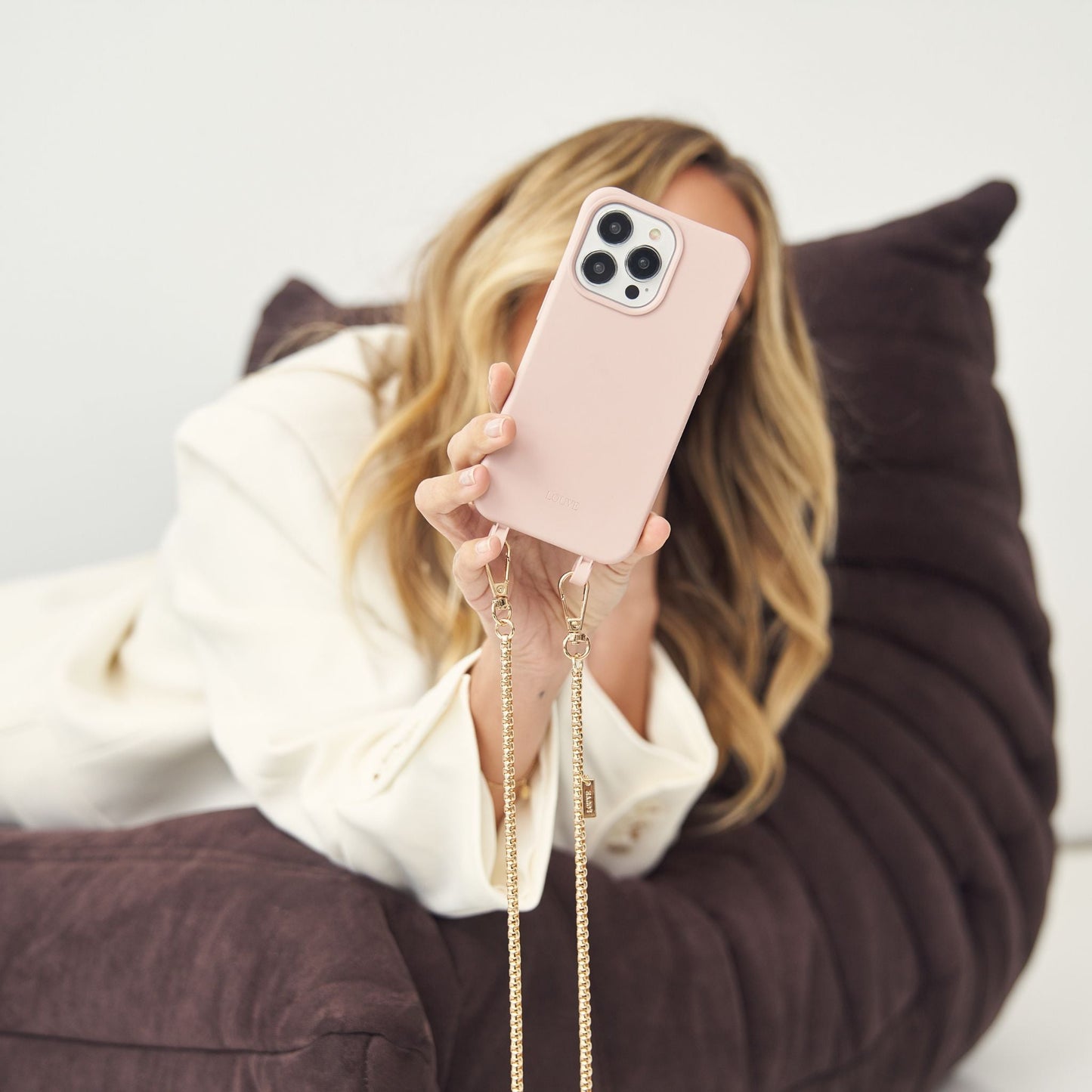 Louve | Gaia Gold Plated Crossbody Phone Chain