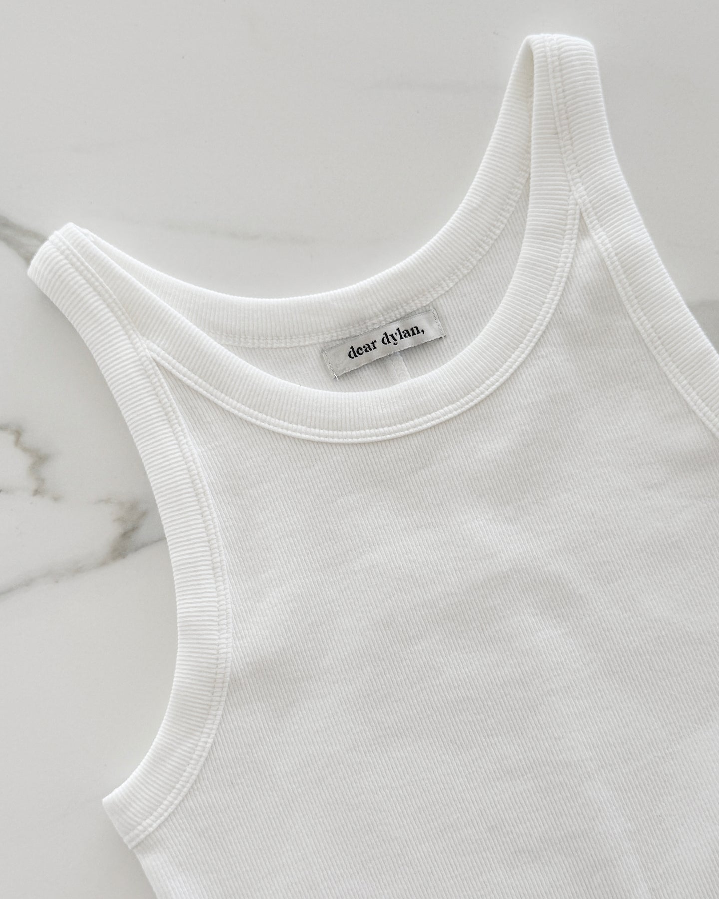 Dear Dylan | Resort Tank - Blanc