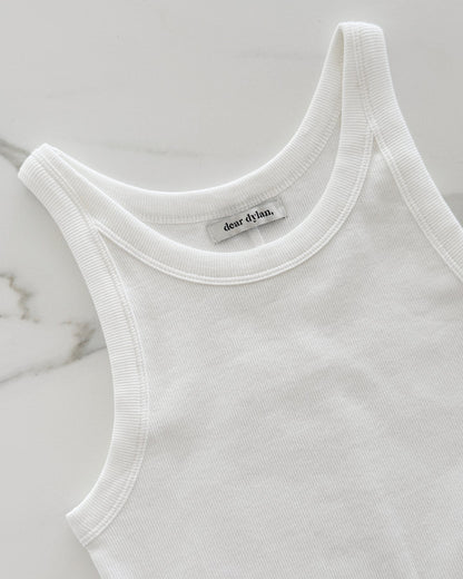 Dear Dylan | Resort Tank - Blanc