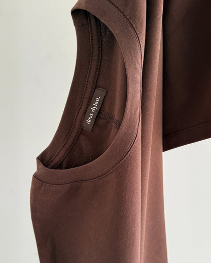Dear Dylan | Oversized Tee - Umber
