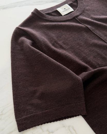 Dear Dylan | Merino Tee - Cocoa