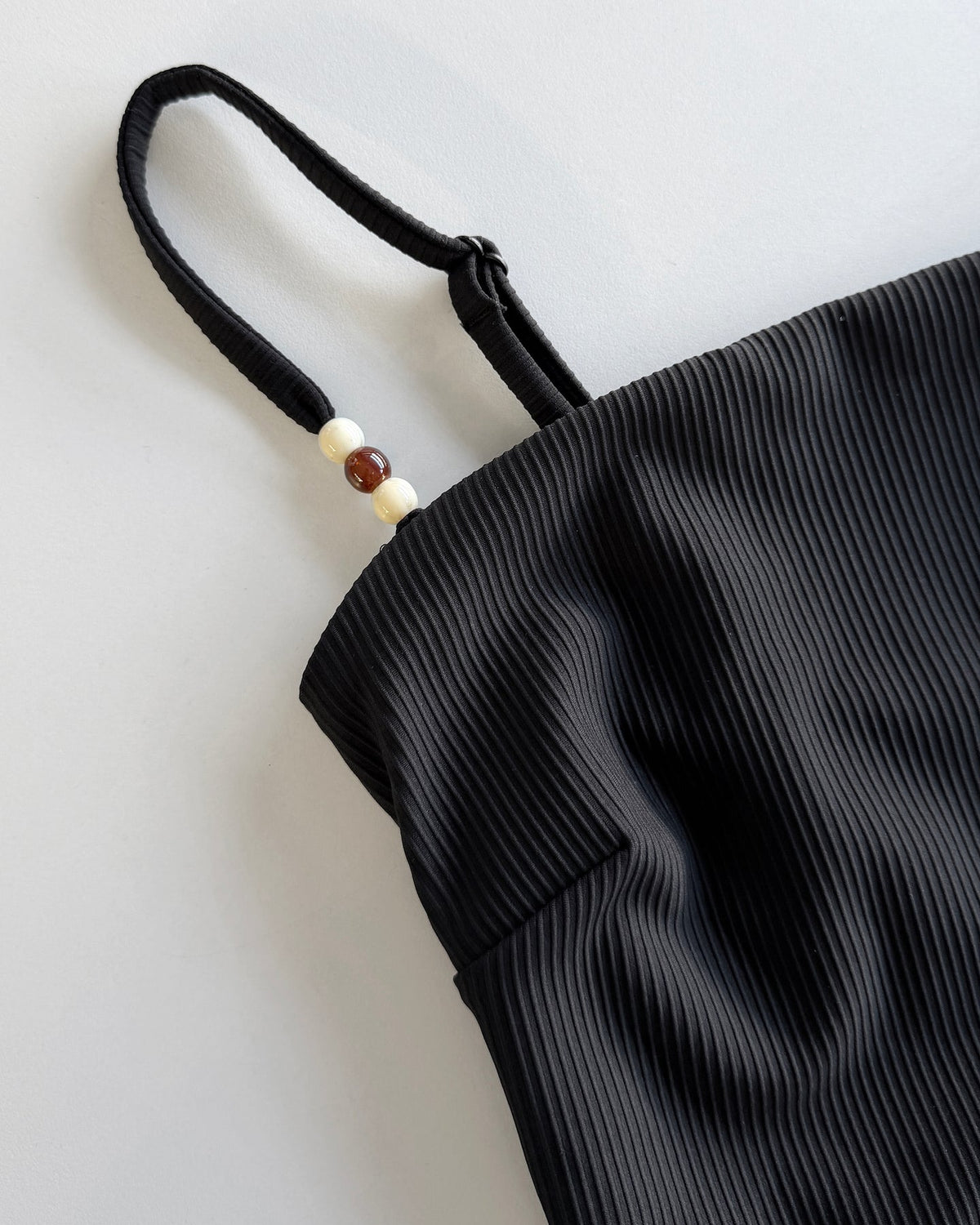Dear Dylan | Swim One Piece - Noir Rib