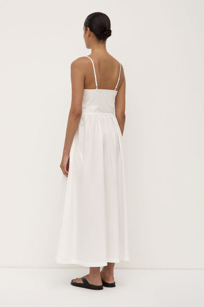 Assembly Label | Posie Midi Dress - White