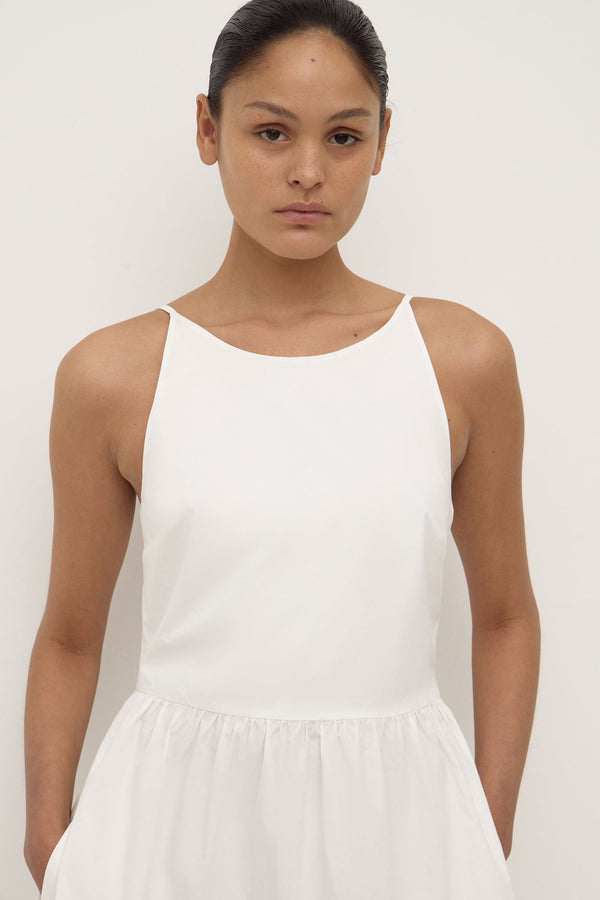 Assembly Label | Posie Midi Dress - White