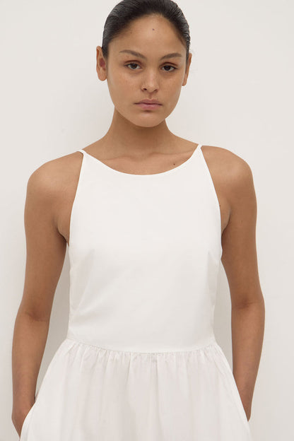 Assembly Label | Posie Midi Dress - White